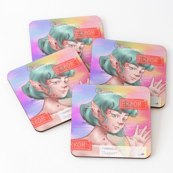 Item preview, Mermaid wave glitch designed and sold by Colleenartx.