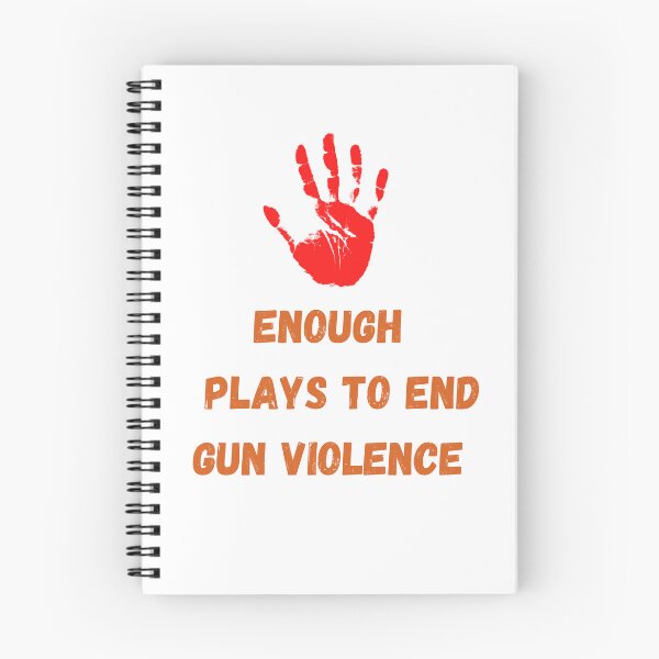 Item preview,  Wear Orange Peace sign Enough End Gun Violence designed and sold by nabilolsky.