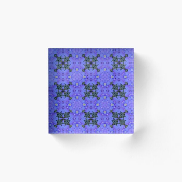 Item preview, Syringodea Longituba 1.5 - Black and Blue Celtic Cross Floral Pattern designed and sold by FRLF.