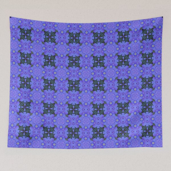 Item preview, Syringodea Longituba 1.5 - Black and Blue Celtic Cross Floral Pattern designed and sold by FRLF.