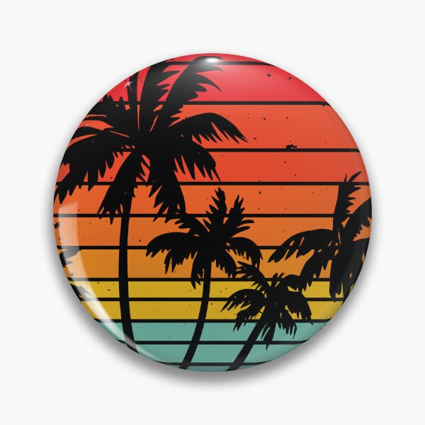 Item preview, Vintage Plam Tree Summer Sunset designed and sold by Mariano Topno.