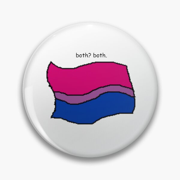 Artikelvorschau, beides? beides. (mspaint bi-Flag) entworfen und verkauft von CursedShirtCo.