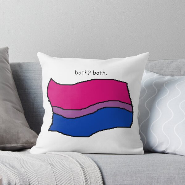 Item preview, both? both. (mspaint bi flag) designed and sold by CursedShirtCo.