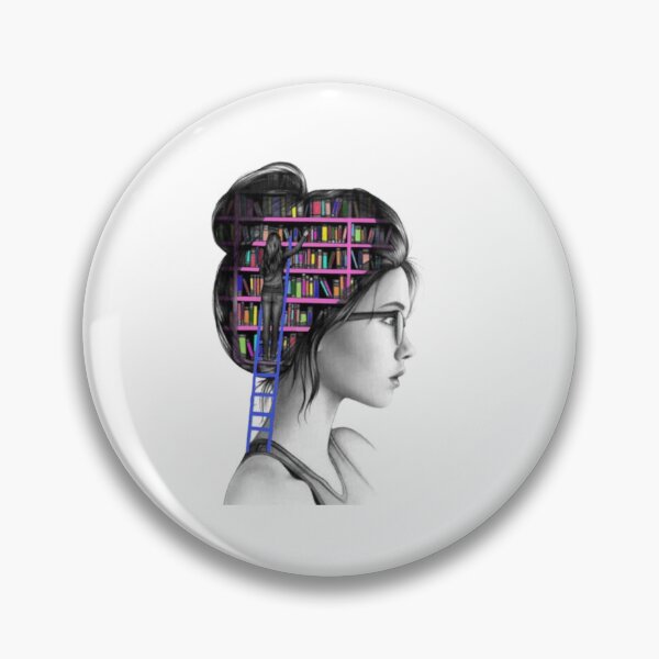 Item preview,   just a girl who love books, girl with books, designed and sold by truewear1.