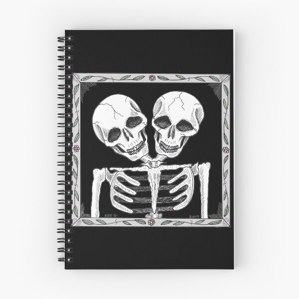 Item preview, SIAMESE SKULLS VERSION TWO - Art By Kev G designed and sold by ArtByKevG.