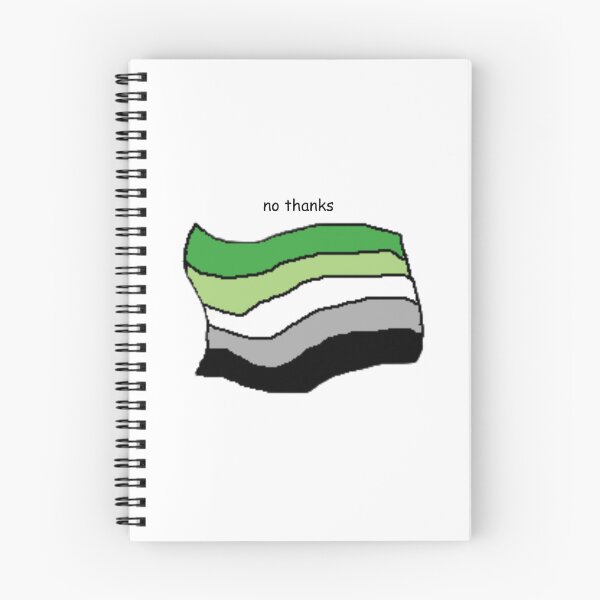 Item preview, no thanks  (mspaint aro flag) designed and sold by CursedShirtCo.