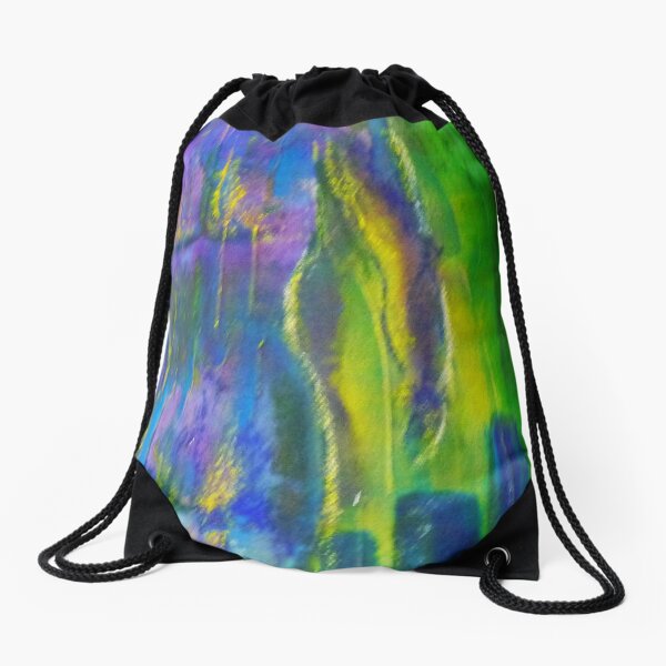 Abstract Nude Drawstring Bag