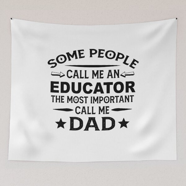 Item preview, educator Father Dad T-shirt gift for father's Day educator Dad Father's Day, educator Dad Hudband Christmas Gift designed and sold by xlnv.