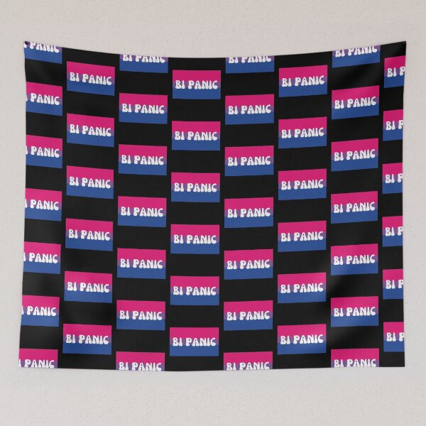 Item preview, Bi Panic - Bisexual Pride Flag designed and sold by Absolute-Garlic.