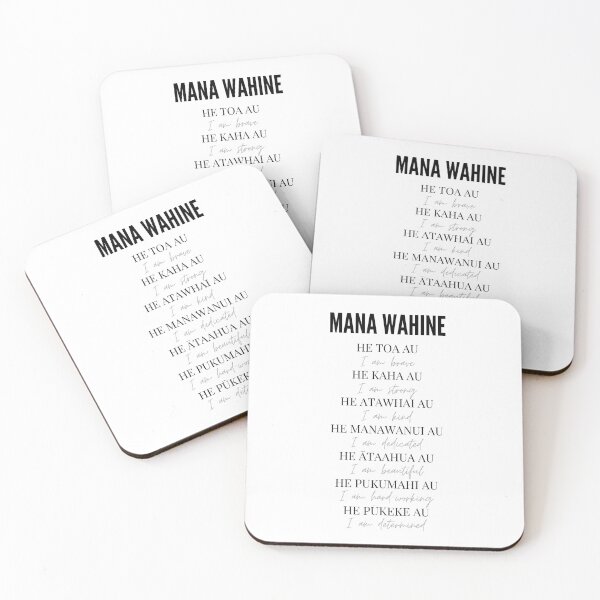Item preview, Mana Wahine designed and sold by Māori Affirmations.