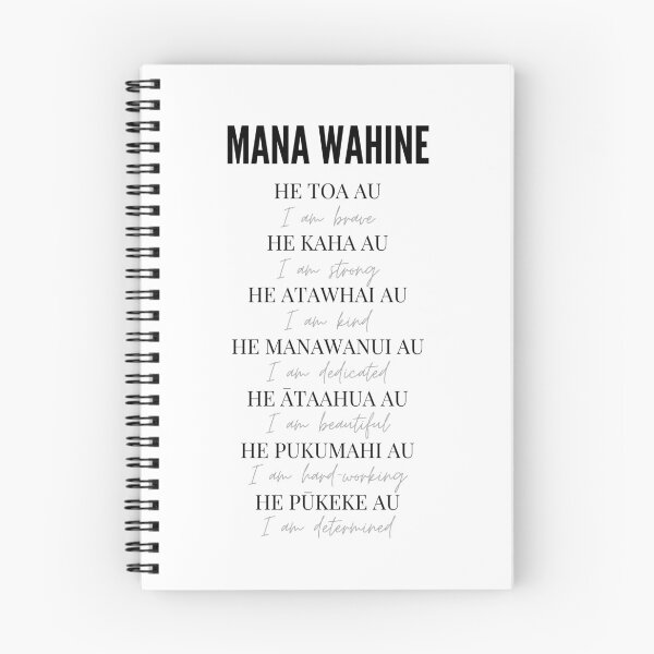 Item preview, Mana Wahine designed and sold by Māori Affirmations.