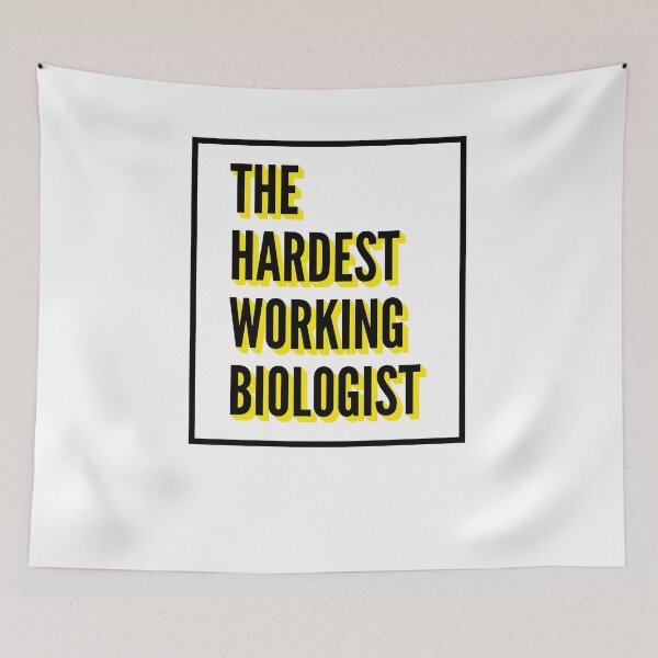Item preview, The Hardest Working Biologist Quote For The Best Biologist At Work designed and sold by SVPOD.