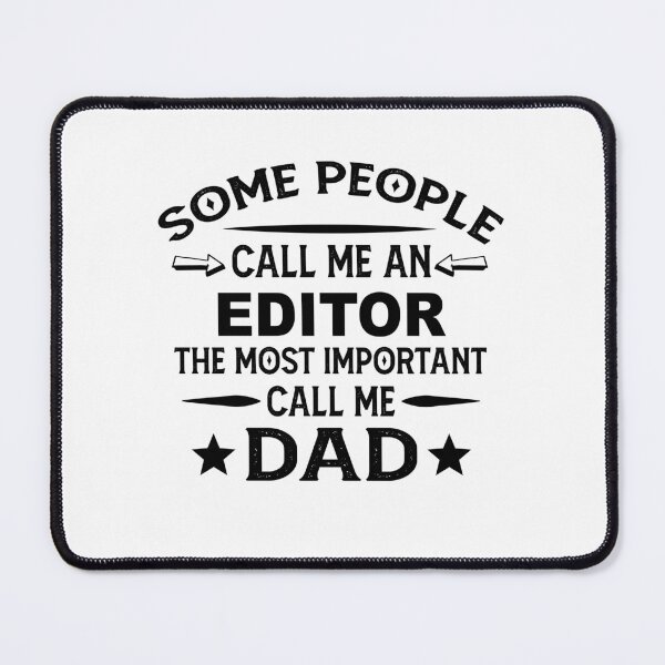 Item preview, editor Father Dad T-shirt gift for father's Day editor Dad Father's Day, editor Dad Hudband Christmas Gift designed and sold by xlnv.