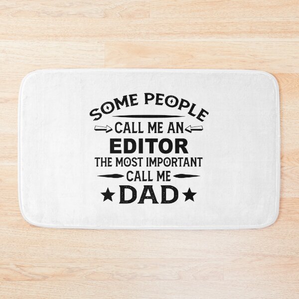 Item preview, editor Father Dad T-shirt gift for father's Day editor Dad Father's Day, editor Dad Hudband Christmas Gift designed and sold by xlnv.