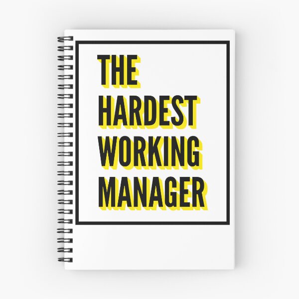 Item preview, The Hardest Working Manager Quote For The Best Manager At Work designed and sold by SVPOD.