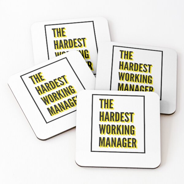 Item preview, The Hardest Working Manager Quote For The Best Manager At Work designed and sold by SVPOD.