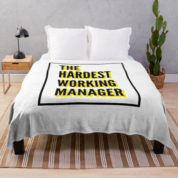 Item preview, The Hardest Working Manager Quote For The Best Manager At Work designed and sold by SVPOD.