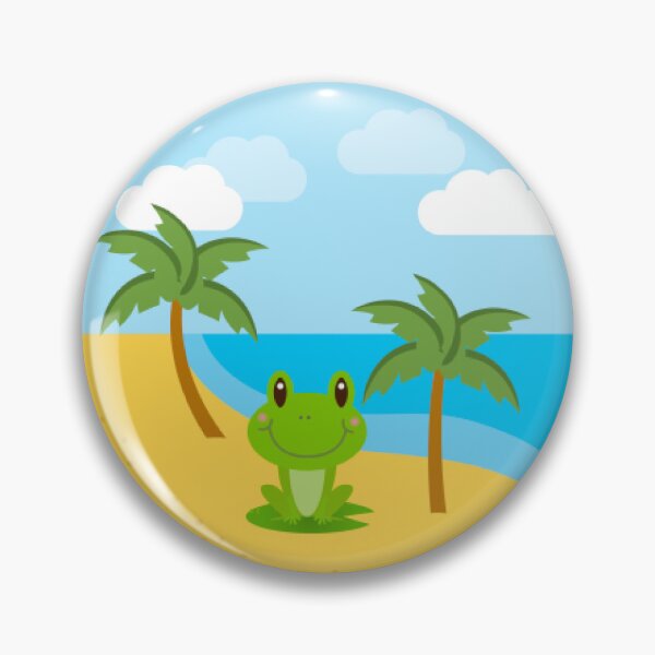 Item preview, Frog at the Beach  designed and sold by Sadhvika.