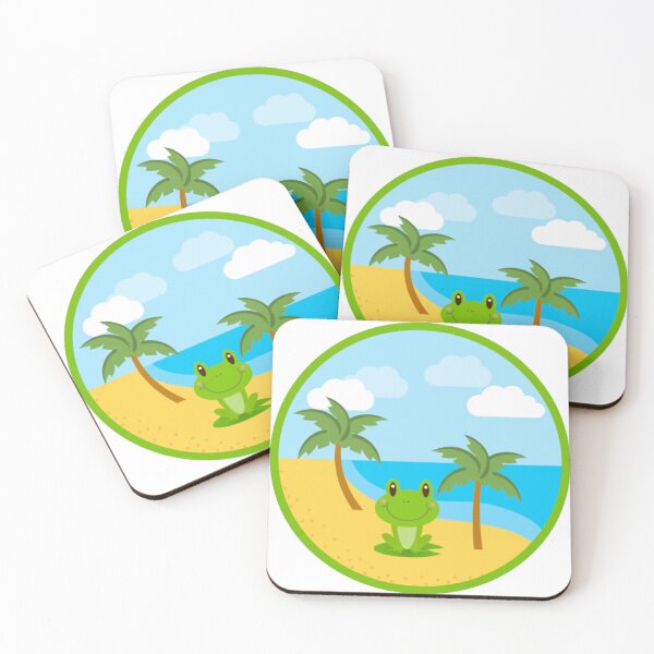 Item preview, Frog at the Beach  designed and sold by Sadhvika.