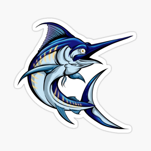 Marlin Fish Decal Deep Sea Fishing Lover Decal Sticker Iconic Saltwater  Fisherman Symbol Fish Decal Car Decal Car Sticker -  New Zealand