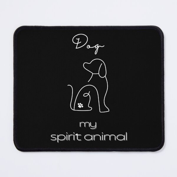 Item preview, Dog Totem Spirit Animal Dog Mat designed and sold by MagicWolfStar.