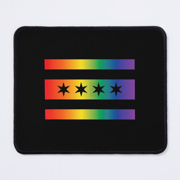 Item preview, Chicago Flag & Gay Pride FlagCombo LGBT Pride designed and sold by fawsonpnhamme.