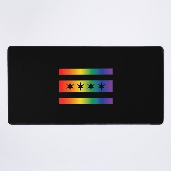 Item preview, Chicago Flag & Gay Pride FlagCombo  LGBT Pride  designed and sold by fawsonpnhamme.