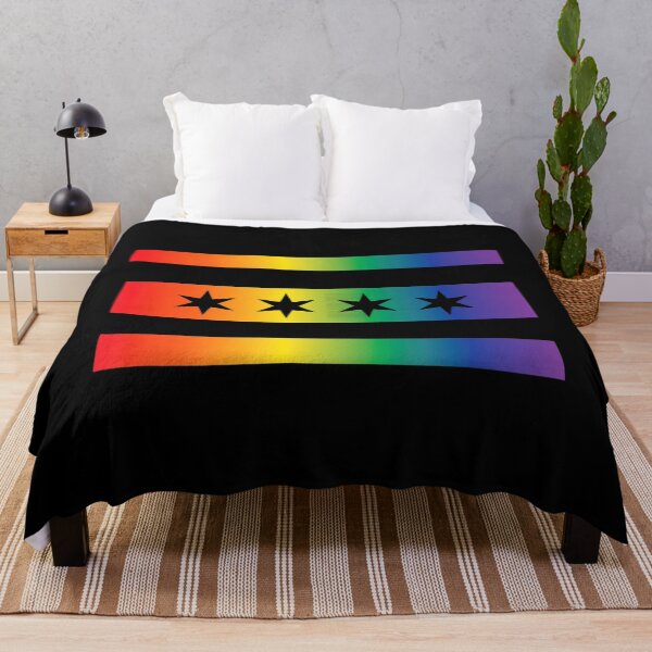 Item preview, Chicago Flag & Gay Pride FlagCombo  LGBT Pride  designed and sold by fawsonpnhamme.