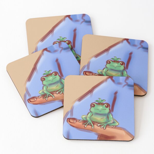 Item preview, Frog chillin designed and sold by Colleenartx.