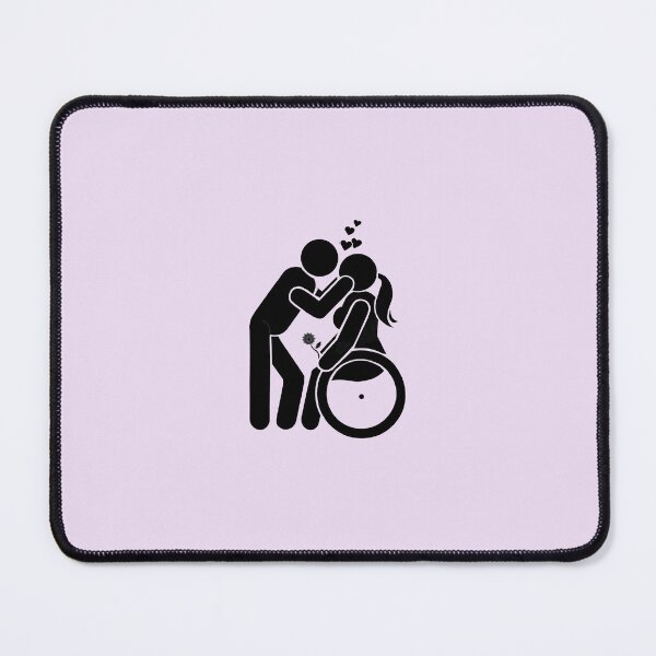 Item preview, wheelchair love kiss disabled pride bi girlfriend anniversary birthday gift designed and sold by yugiohcerealbox.