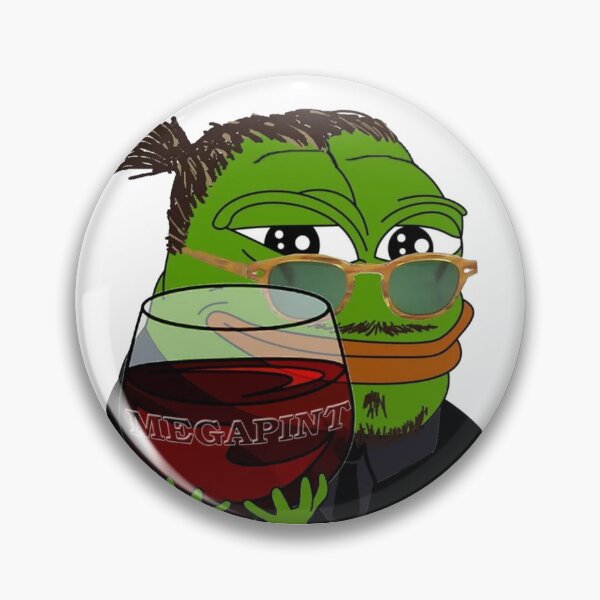 Item preview, Megapint Pepe - Mega Pint of Wine designed and sold by DOS Games.