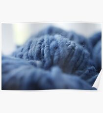 Blue Yarn Poster