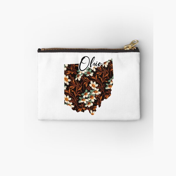 Item preview, Floral Map of USA States Ohio - Map of Ohio designed and sold by AmethystMurad.