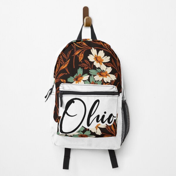 Item preview, Floral Map of USA States Ohio - Map of Ohio designed and sold by AmethystMurad.