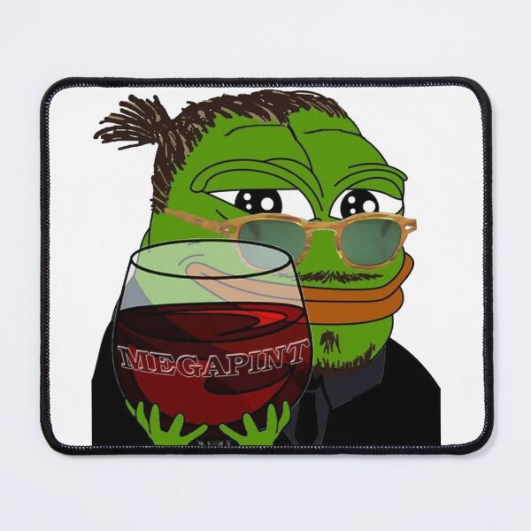 Item preview, Megapint Pepe - Mega Pint of Wine designed and sold by DOS Games.