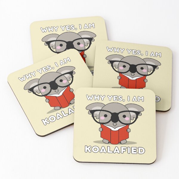 Item preview, Why yes, I am Koalafied Kawaii Koala Bear Pun designed and sold by Caregiverology.