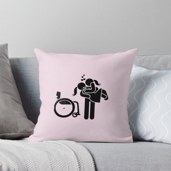 Item preview, wheelchair love carry disabled pride lesbian girlfriend birthday anniversary gift designed and sold by yugiohcerealbox.