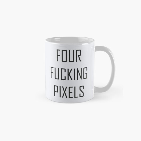 SCP-096 four Fucking Pixels Mug With Color Inside 