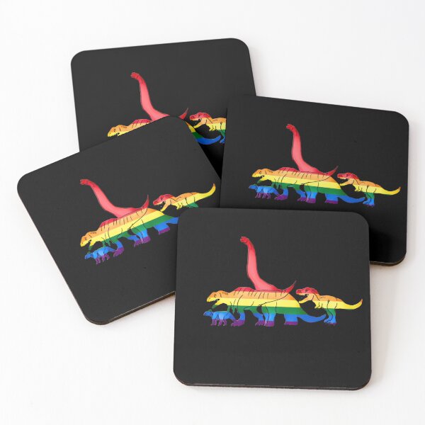 Item preview, Rainbow dinosaurs designed and sold by Manalopangaea.