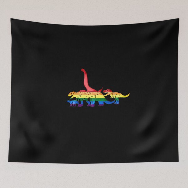 Item preview, Rainbow dinosaurs designed and sold by Manalopangaea.
