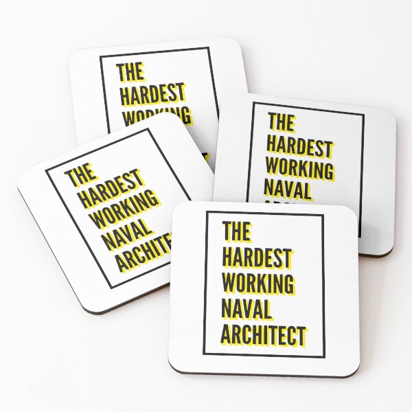 Item preview, The Hardest Working Naval Architect Quote For The Best Naval Architect At Work designed and sold by SVPOD.