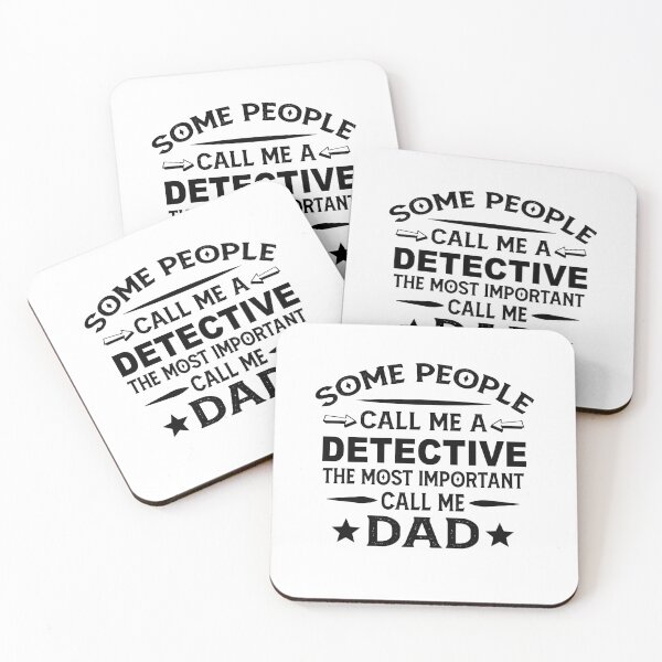 Item preview, detective Father Dad T-shirt gift for father's Day detective Dad Father's Day, detective Dad Hudband Christmas Gift designed and sold by xlnv.