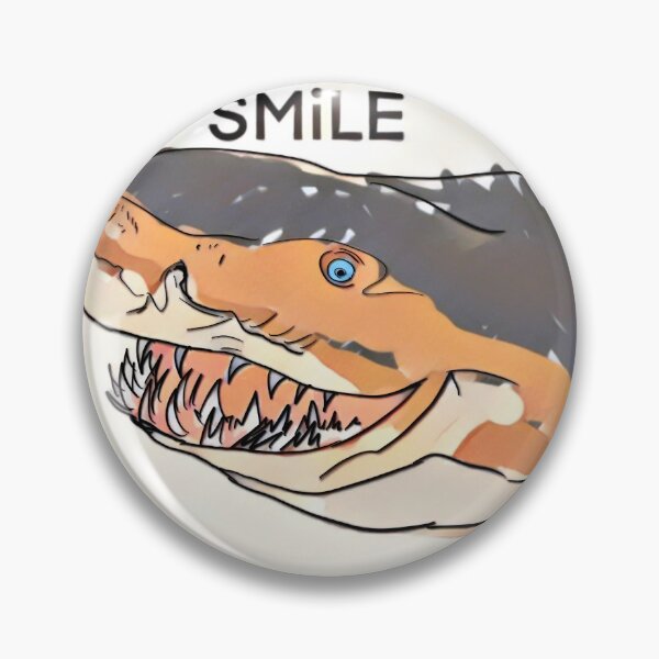 Item preview, shark smile designed and sold by Manalopangaea.