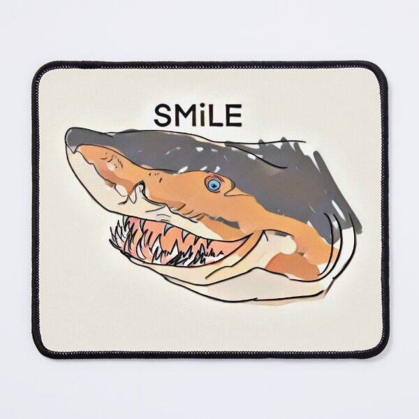 Item preview, shark smile designed and sold by Manalopangaea.