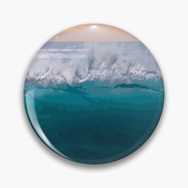 Item preview, Beach Sea Wave Water Ocean - Watercolor Ocean Lover designed and sold by AmethystMurad.