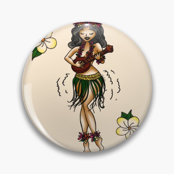 Item preview, Traditional Hula Girl designed and sold by Hallie Odom.