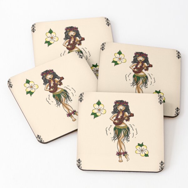 Item preview, Traditional Hula Girl designed and sold by Hallie Odom.