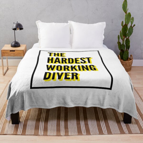 Item preview, The Hardest Working Diver Quote For The Best Diver At Work designed and sold by SVPOD.