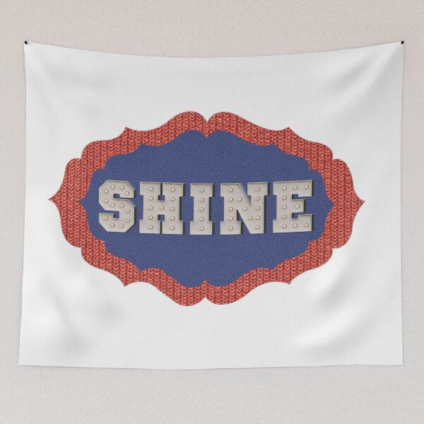 Item preview, Shine motivational positive quote designed and sold by Lenkooo.