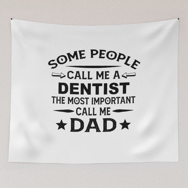Item preview, dentist Father Dad T-shirt gift for father's Day dentist Dad Father's Day, dentist Dad Hudband Christmas Gift designed and sold by xlnv.